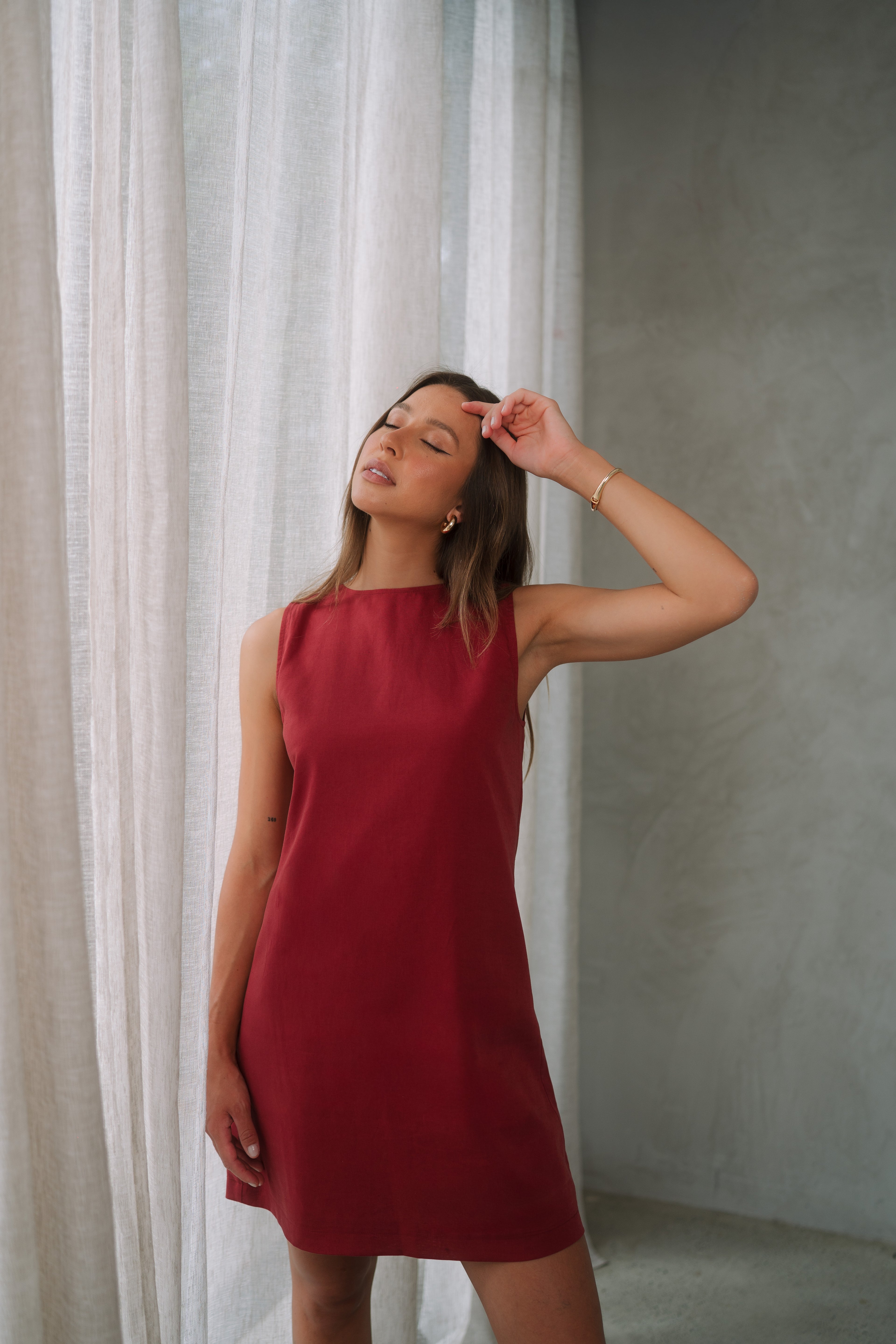 Bella Dress - Cherry image 1
