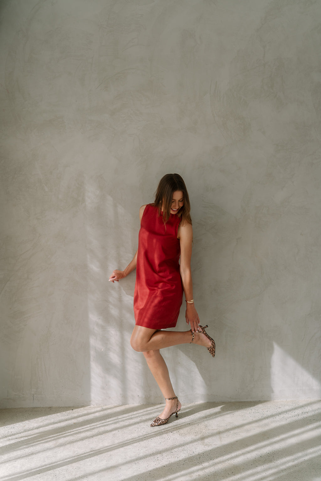 Bella Dress - Cherry image 7