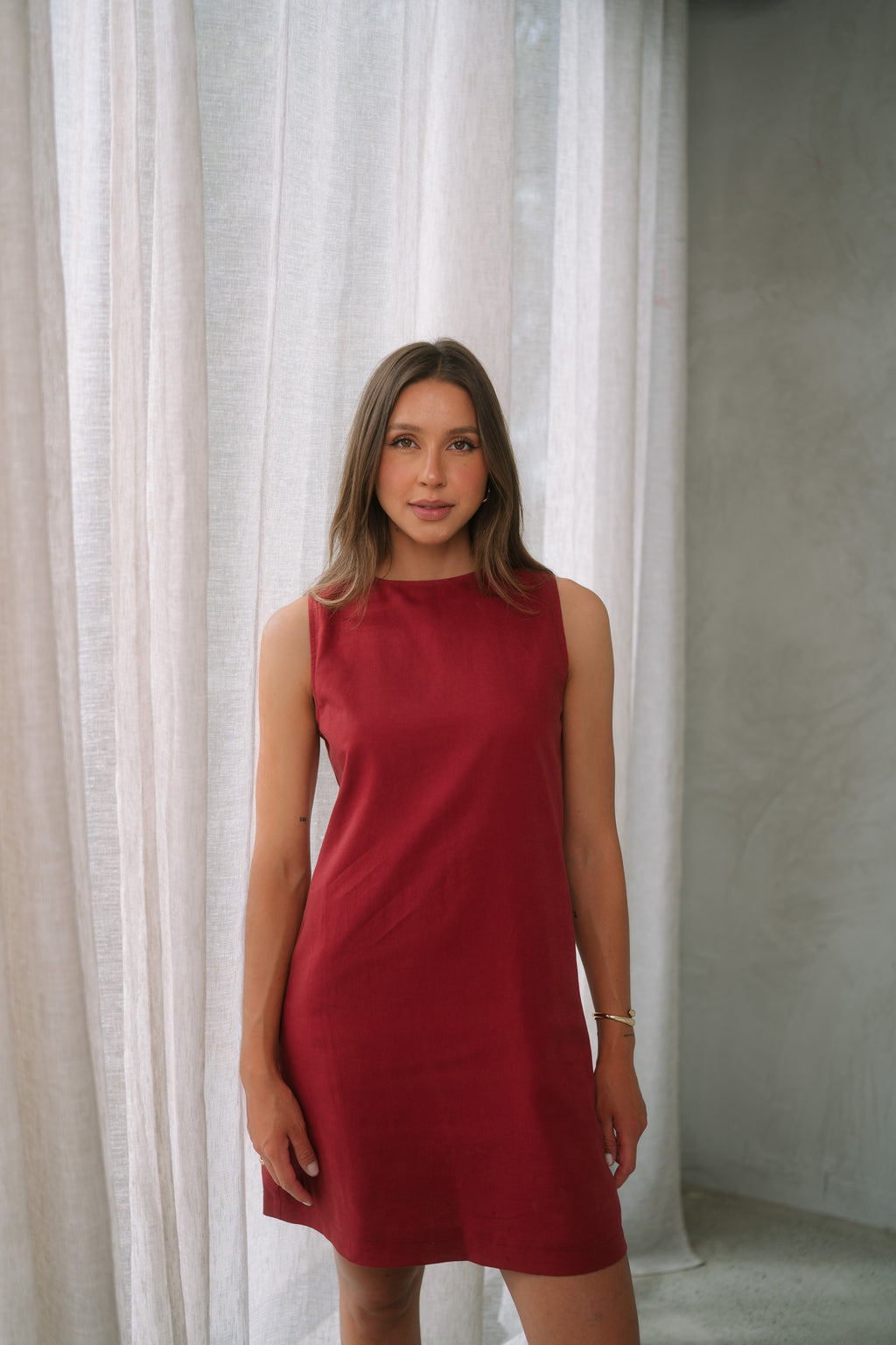 Bella Dress - Cherry image 4