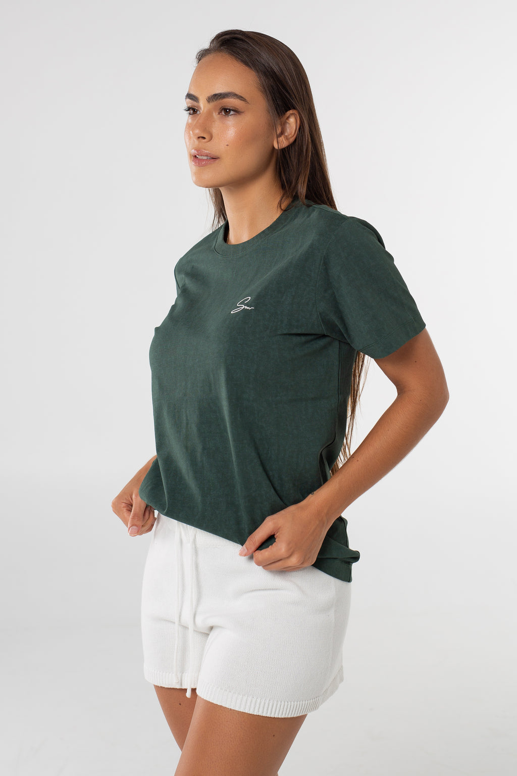 Louis Relaxed Tee - Washed Military Green image 2