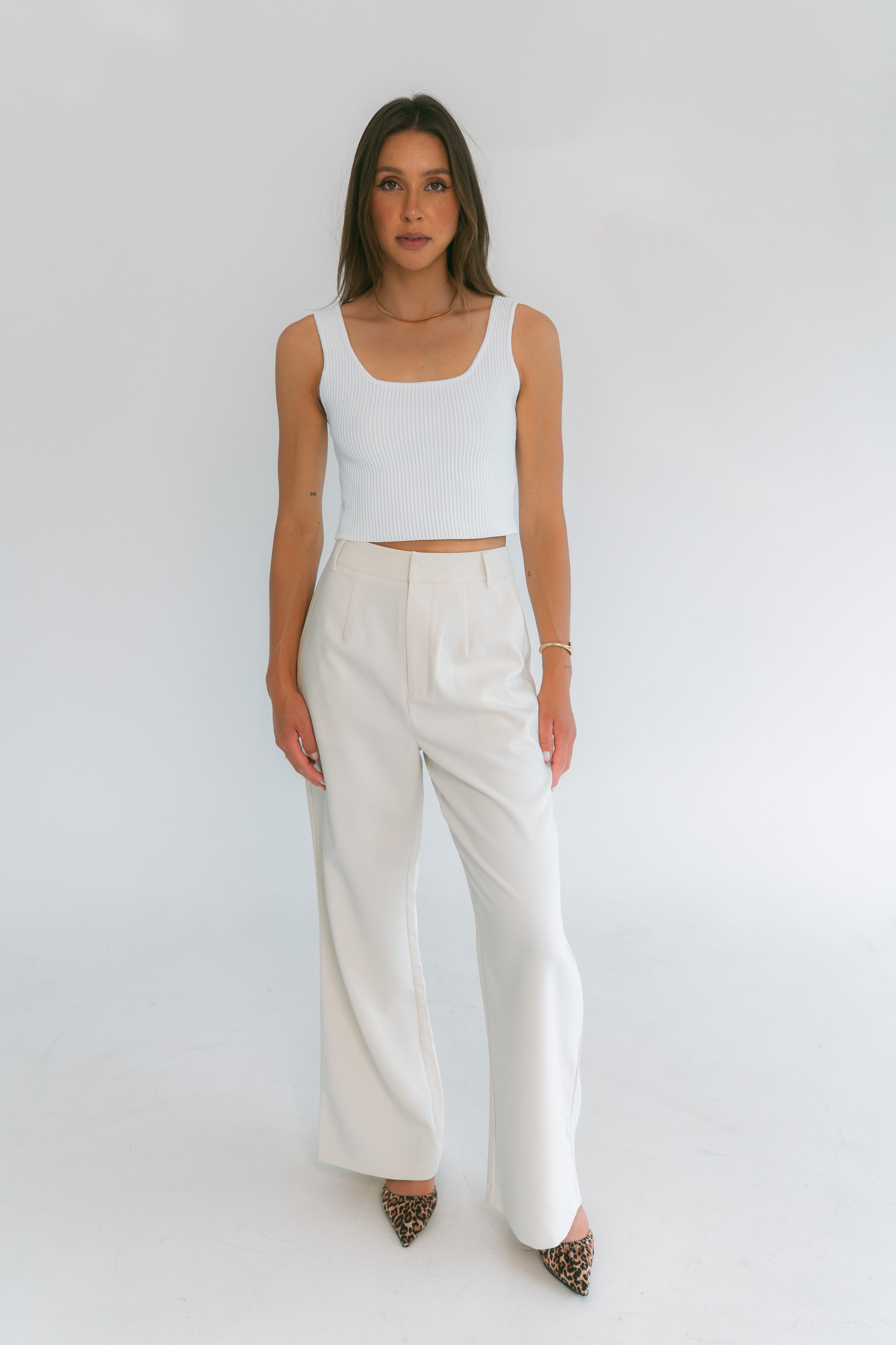Bree Trousers - Cream image 1