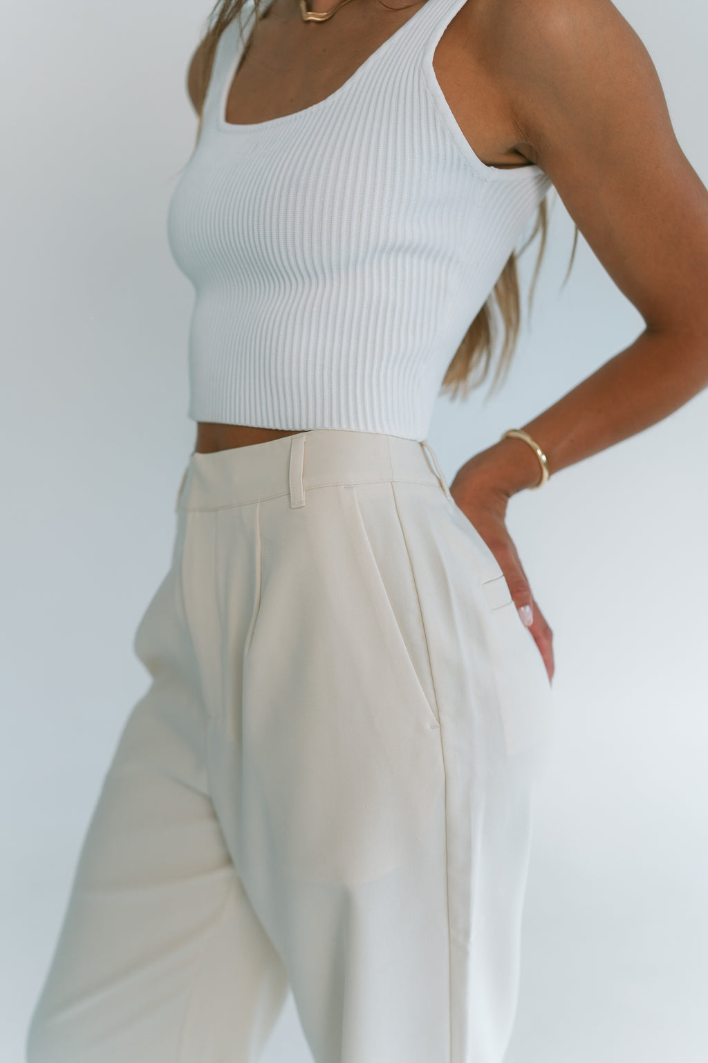 Bree Trousers - Cream image 2