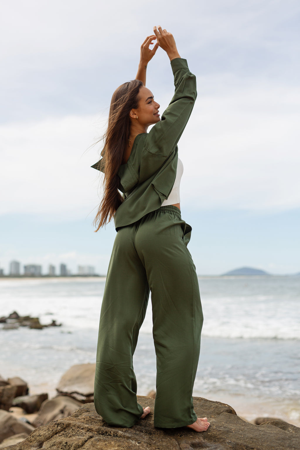 Freedom Wide Leg Pants - Sage image 6