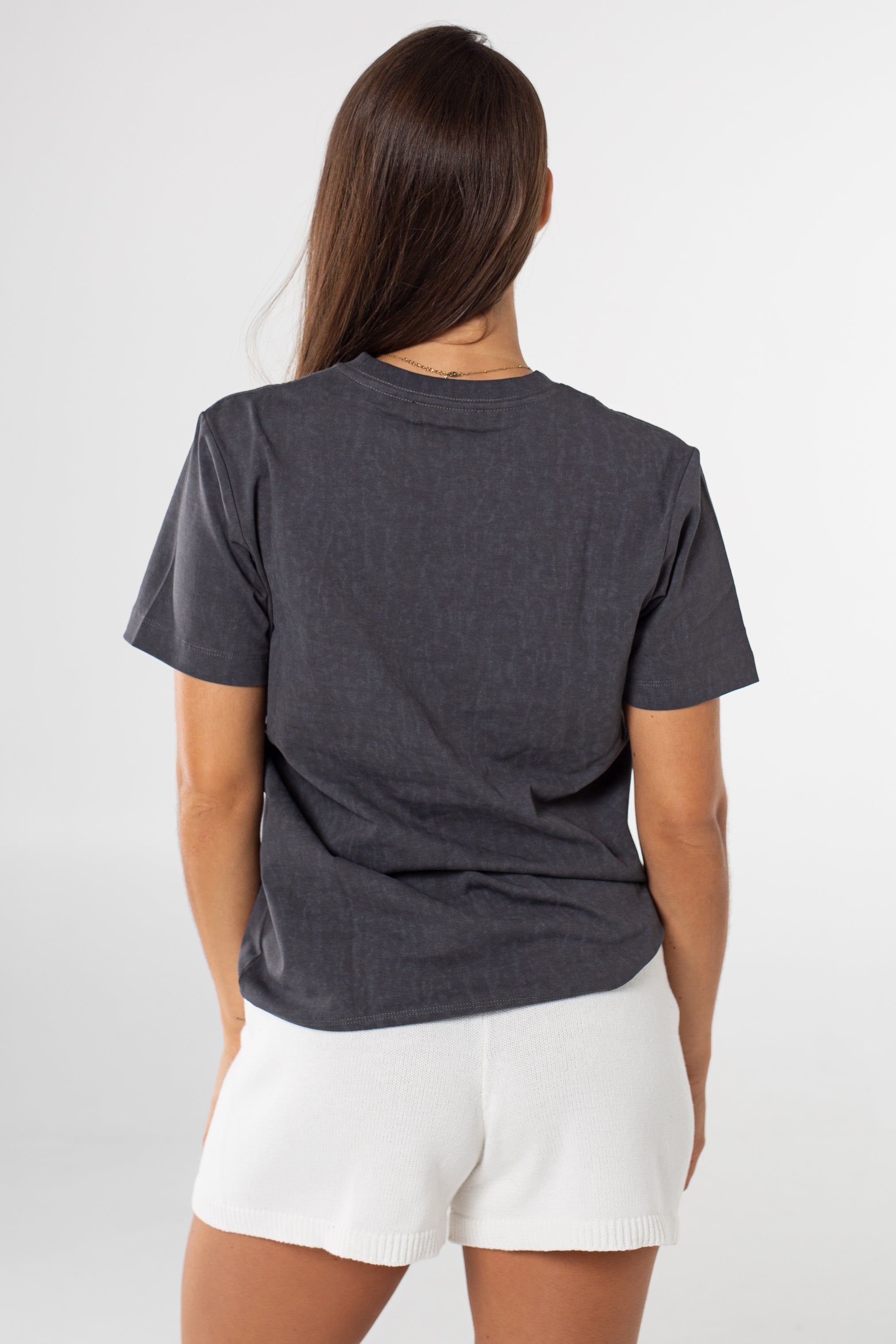 Louis Relaxed Tee - Washed Charcoal image 1