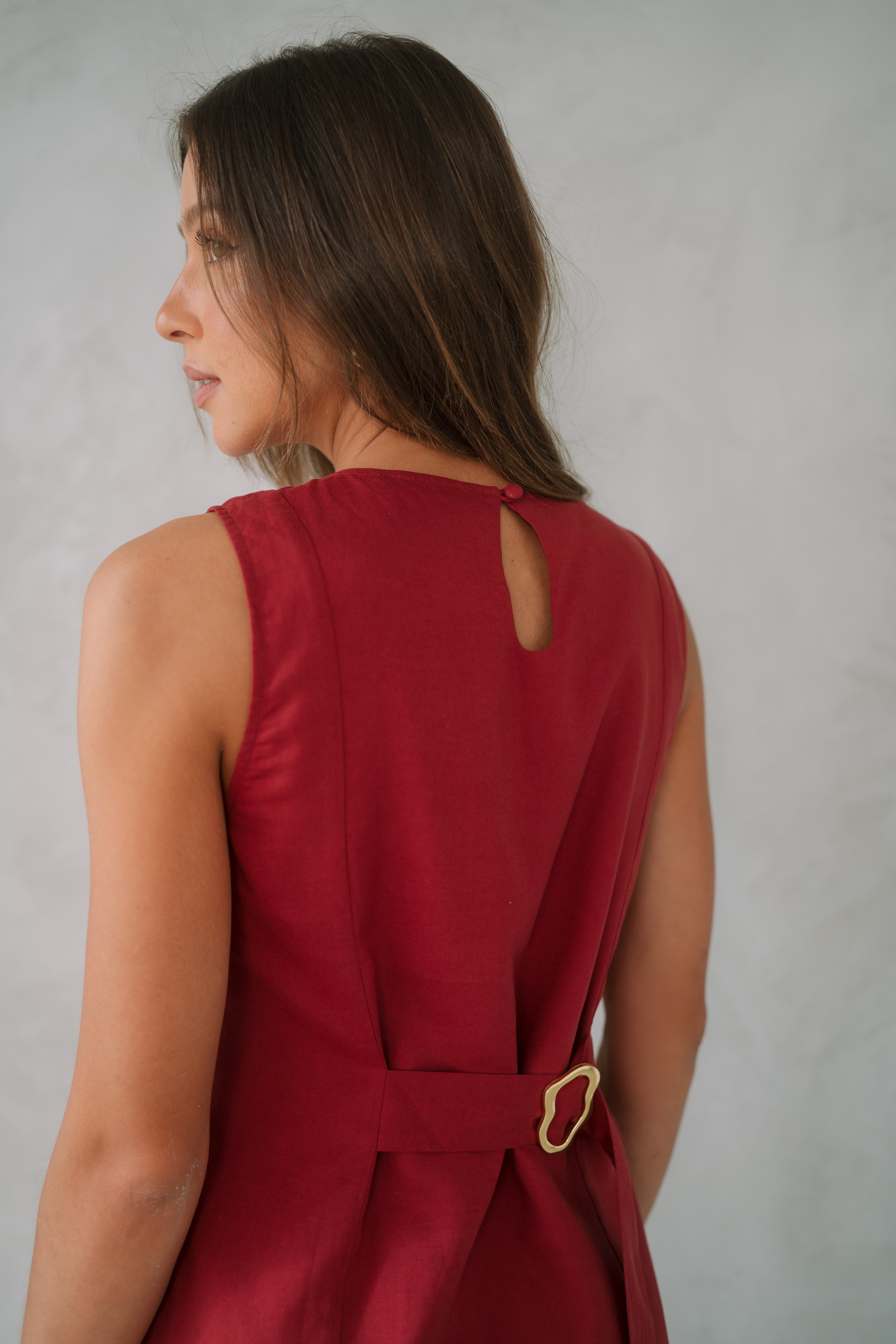Bella Dress - Cherry image 3