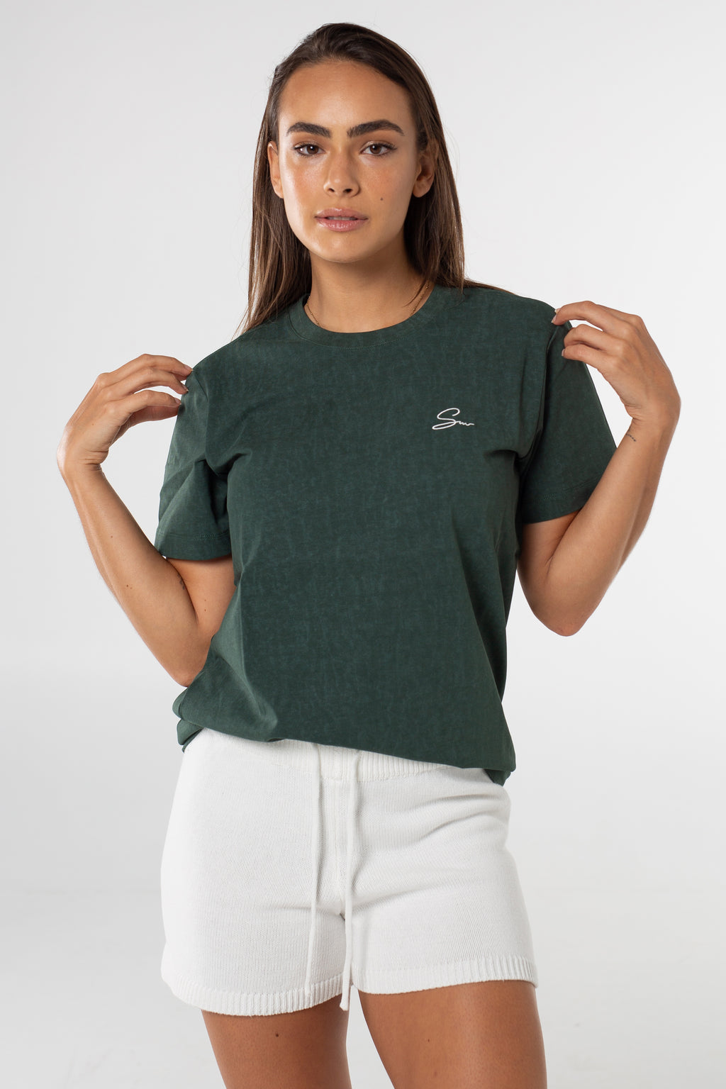 Louis Relaxed Tee - Washed Military Green image 1