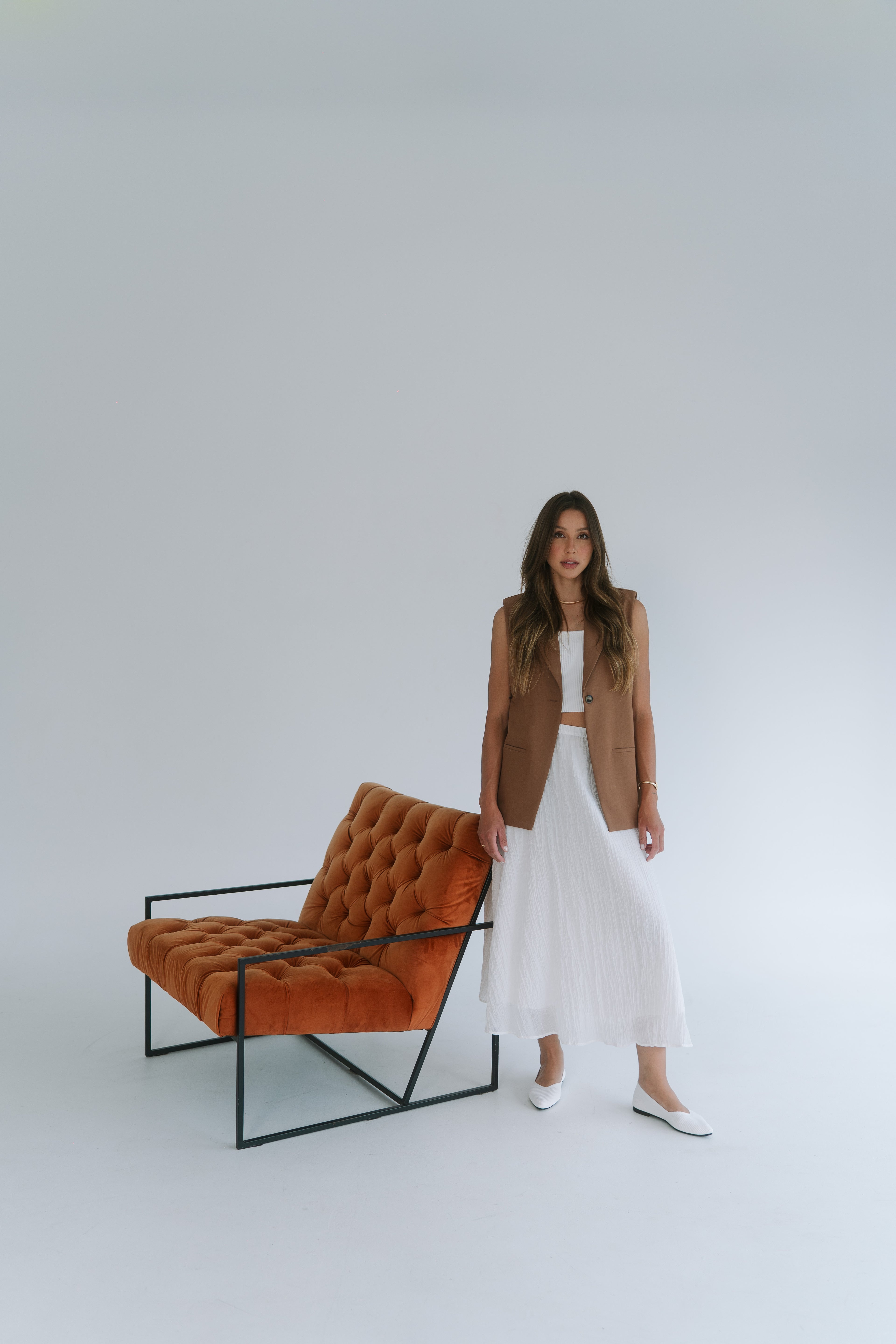 Amy Vest with adjustable straps - Brown - Limited Edition