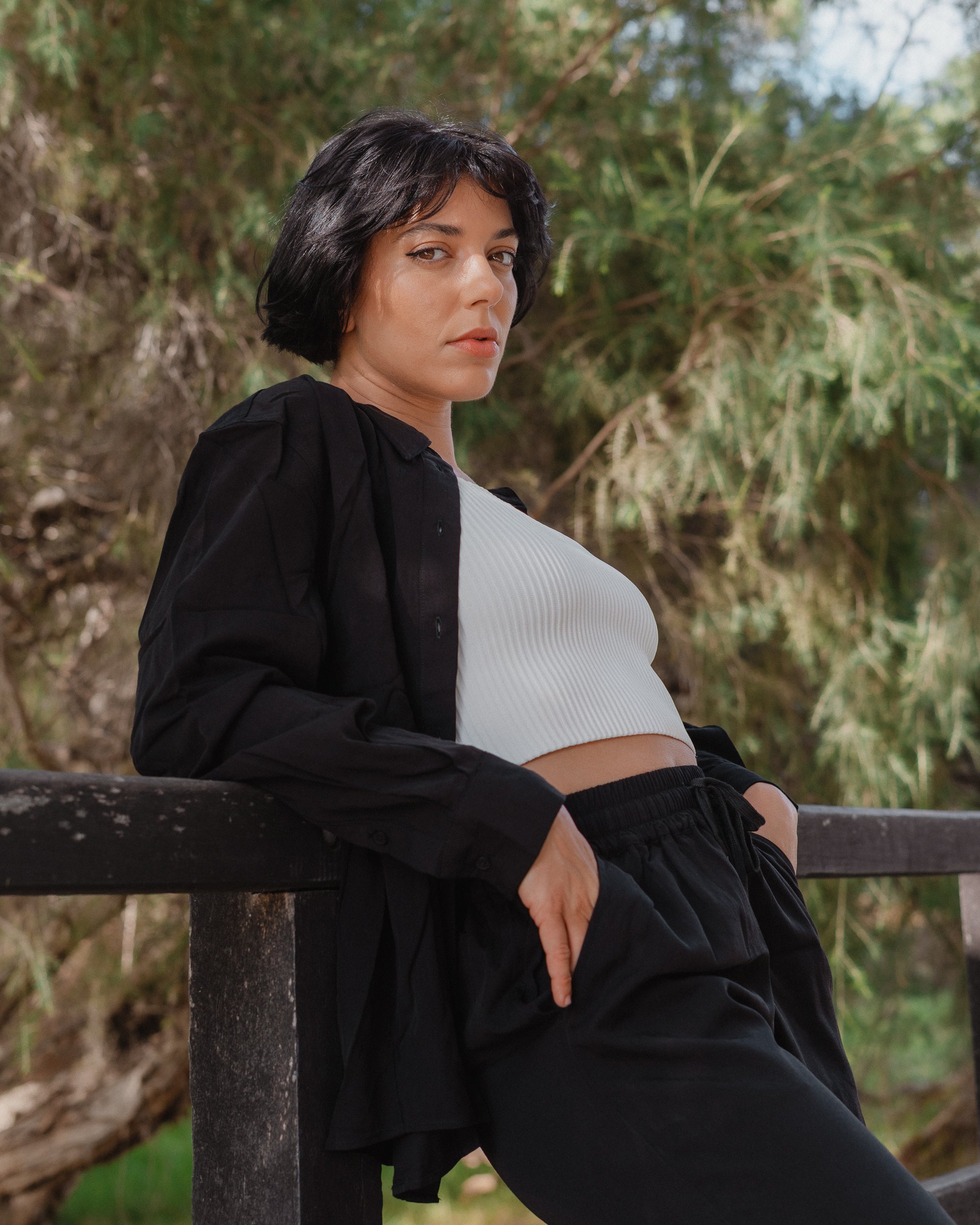 Freedom Wide Leg Pants - Black
