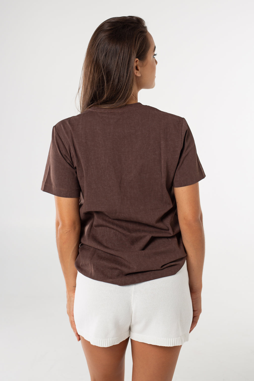 Louis Relaxed Tee - Washed Chocolate image 3