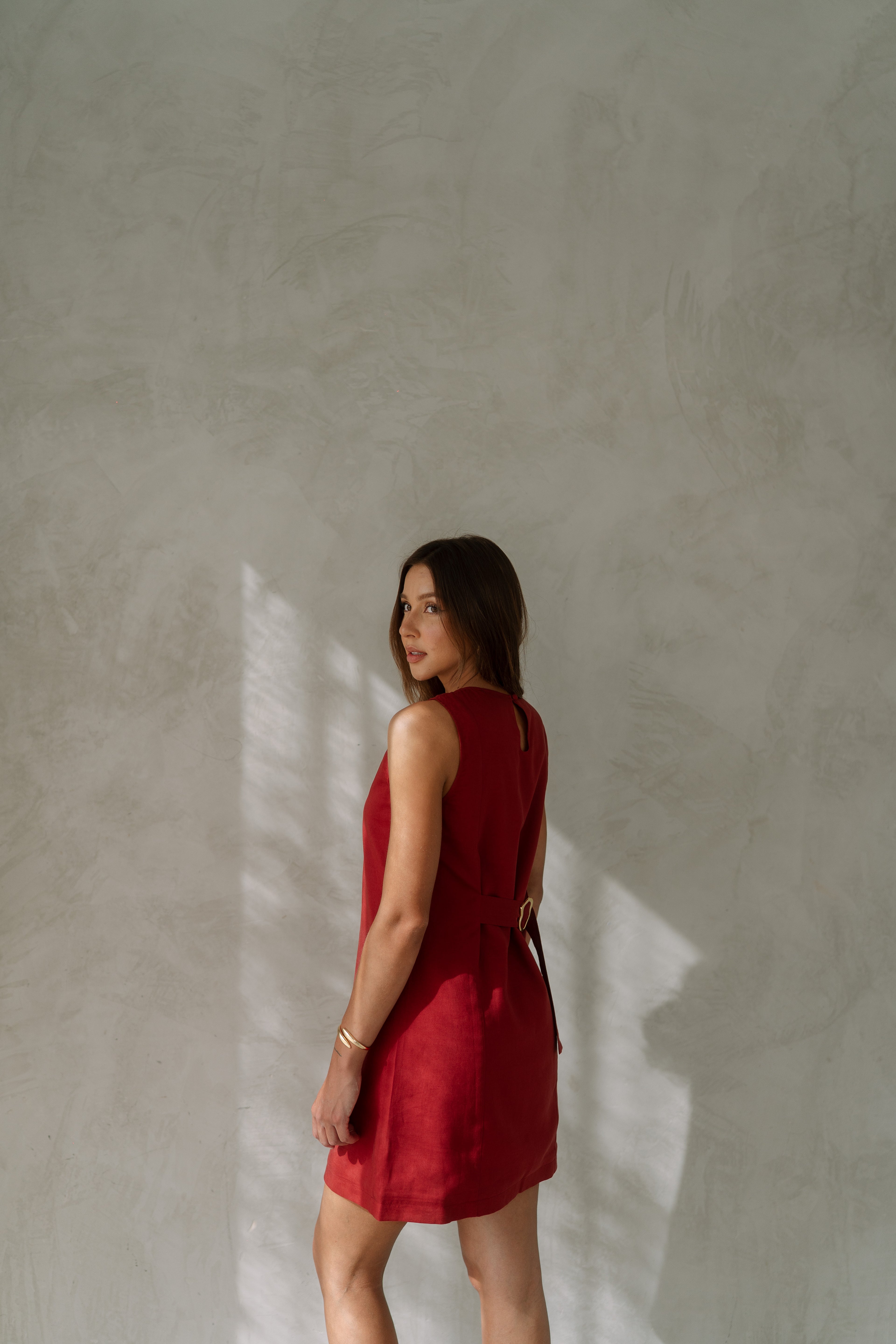 Bella Dress - Cherry image 2