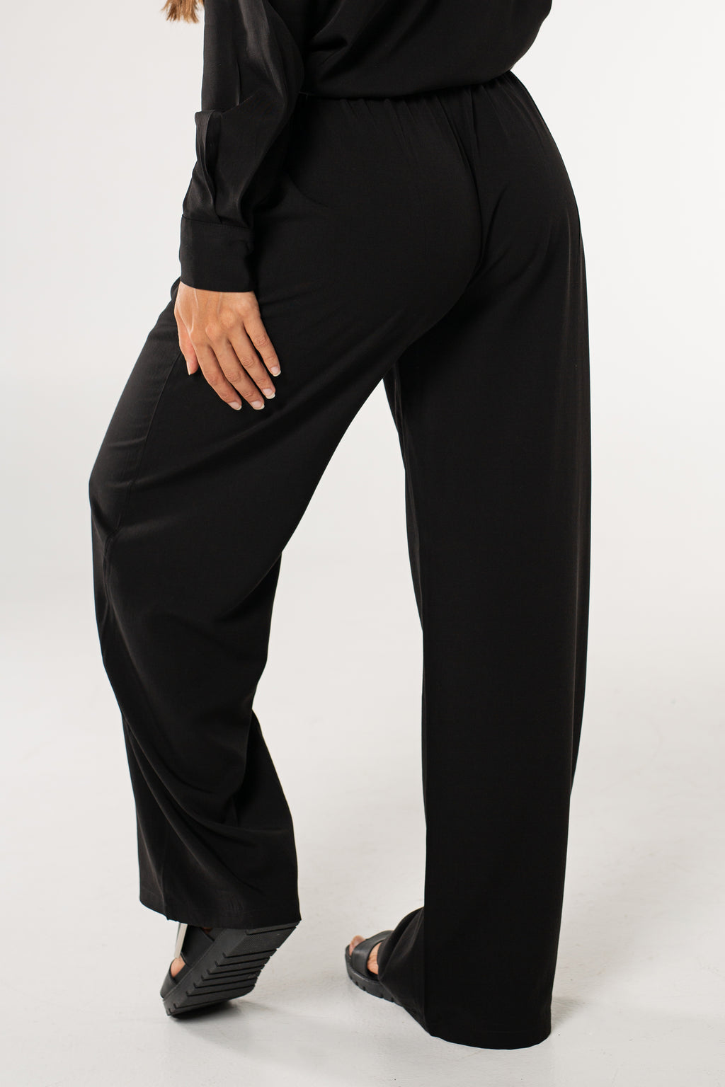 Freedom Wide Leg Pants - Black image 6