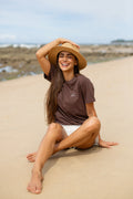 Louis Relaxed Tee - Washed Chocolate image 0