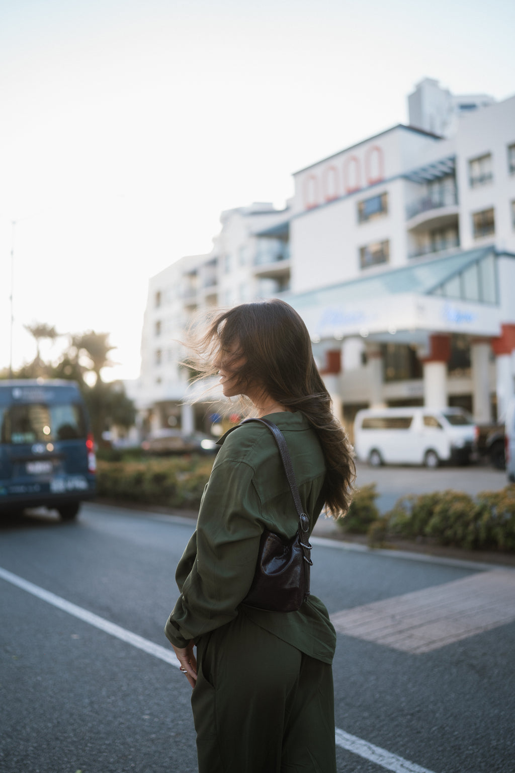 Freedom Wide Leg Pants - Dark Sage