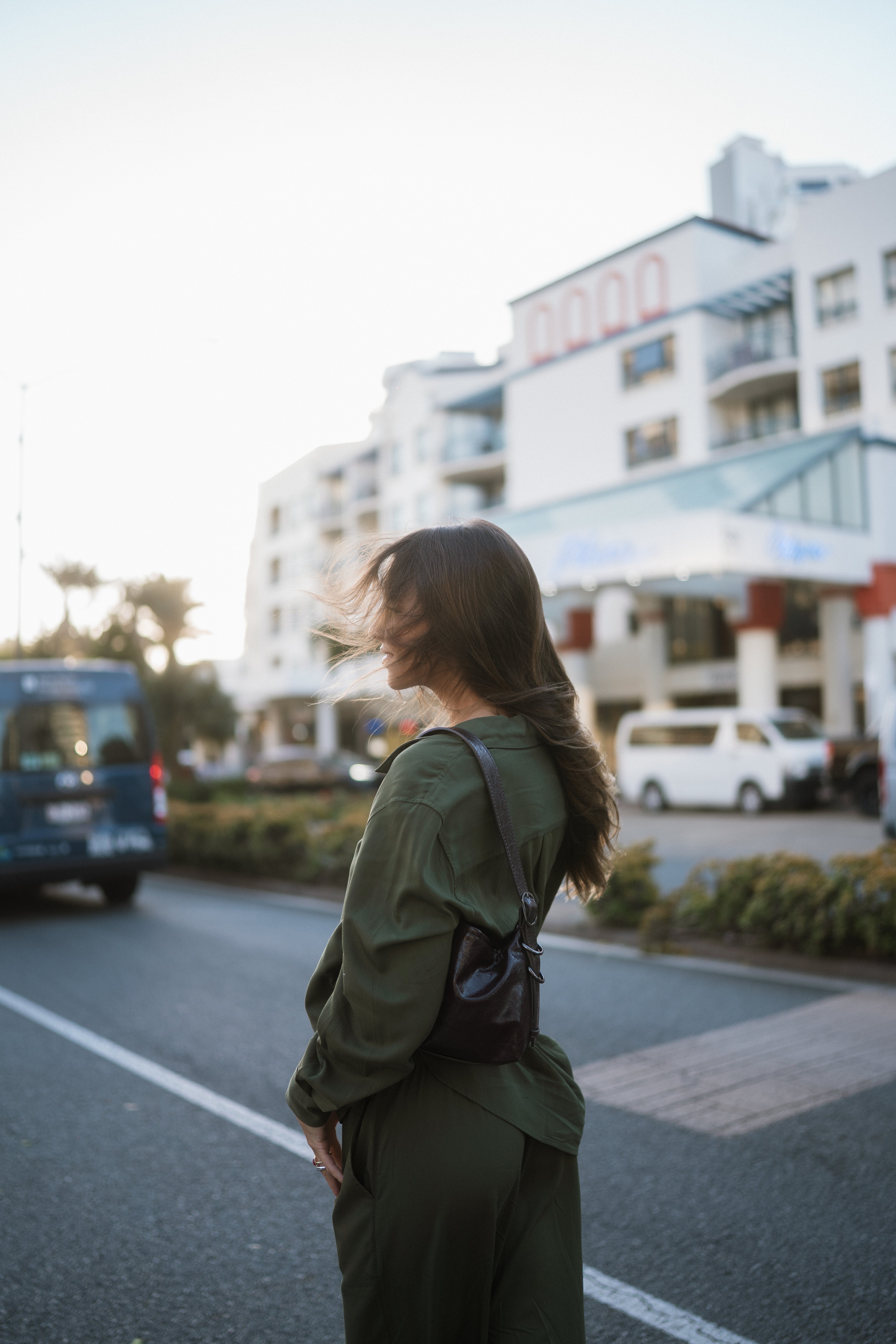 Freedom Wide Leg Pants - Dark Sage
